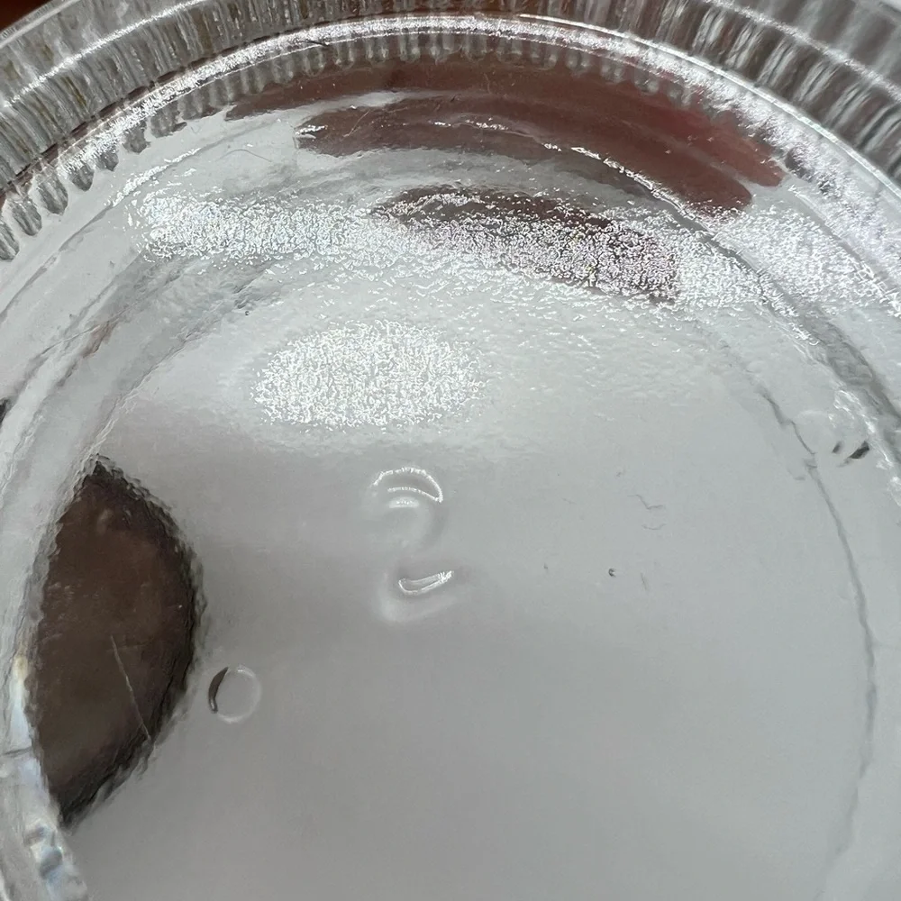 Vintage Art Deco Glass Decorative Vanity Powder Dresser Cosmetic Jar Fancy Lid